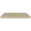 Flytende vegghylle eik 60x23,5x3,8 cm MDF