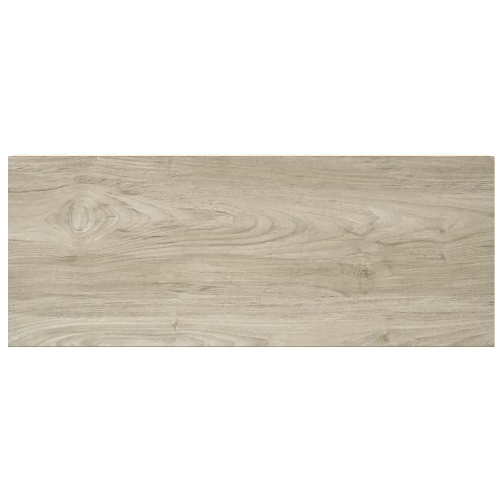 Flytende vegghylle eik 60x23,5x3,8 cm MDF vidaXL