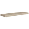 Flytende vegghyller 2 stk eik 80x23,5x3,8 cm MDF