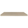 Flytende vegghyller 2 stk eik 80x23,5x3,8 cm MDF