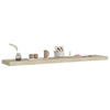 Flytende vegghylle eik 120x23,5x3,8 cm MDF