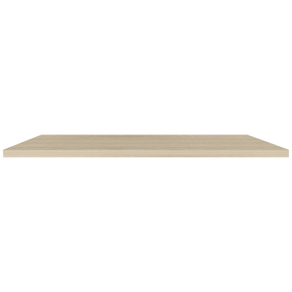 Flytende vegghylle eik 120x23,5x3,8 cm MDF