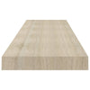 Flytende vegghylle eik 120x23,5x3,8 cm MDF