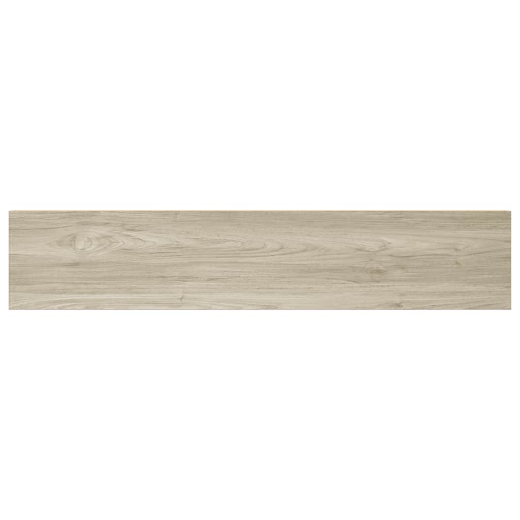 Flytende vegghylle eik 120x23,5x3,8 cm MDF