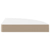 Flytende hjørnehyller 2 stk høyglans hvit 25x25x3,8 cm MDF