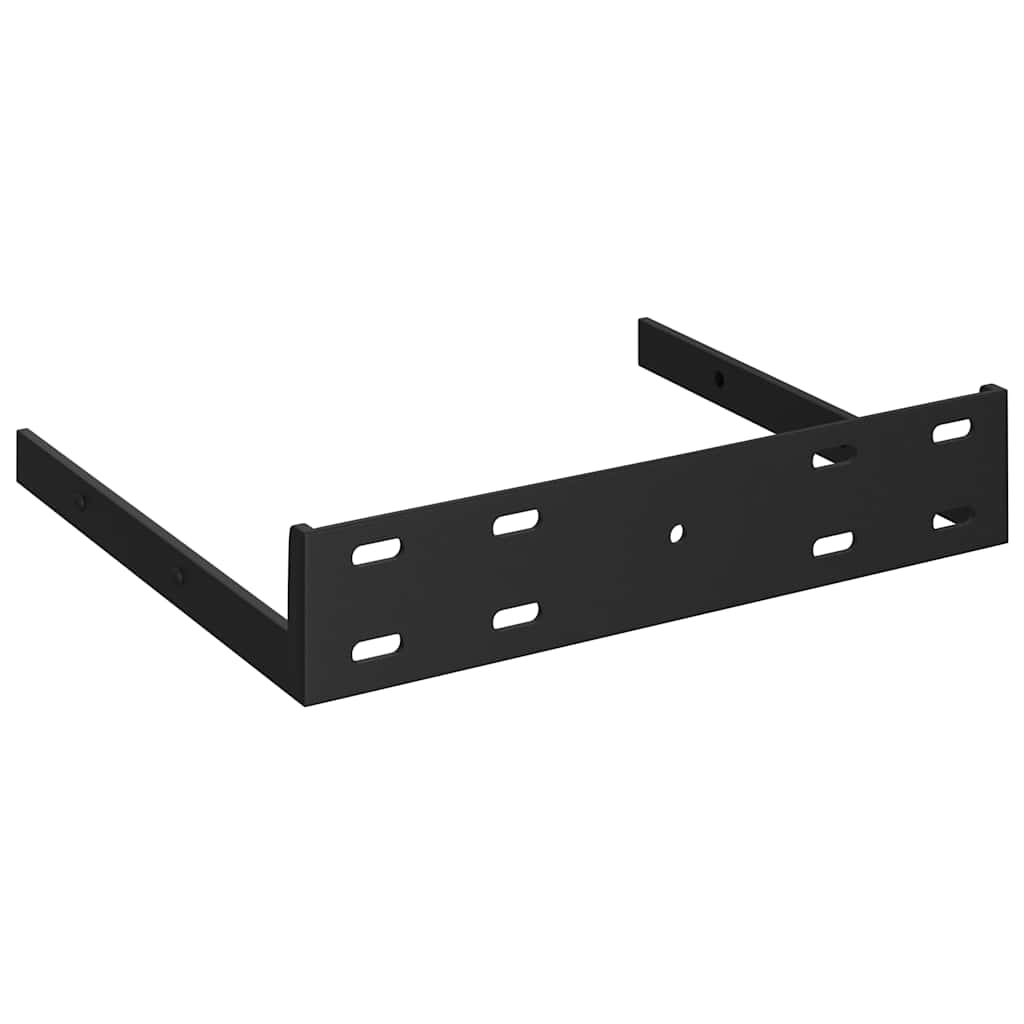 Flytende hjørnehyller 4 stk høyglans hvit 25x25x3,8 cm MDF vidaXL