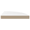 Flytende vegghyller 2 stk høyglans hvit 35x35x3,8 cm MDF