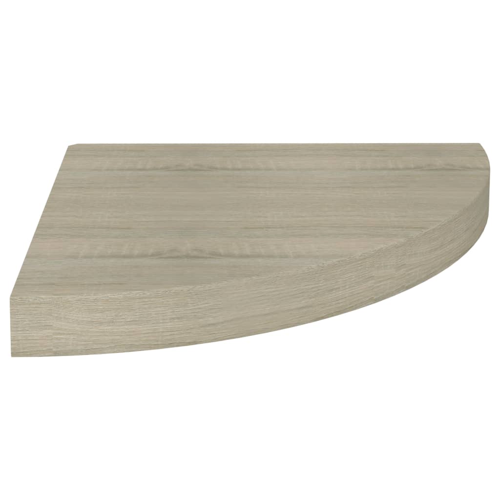 Flytende vegghylle eik 35x35x3,8 cm MDF