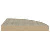 Flytende vegghylle eik 35x35x3,8 cm MDF