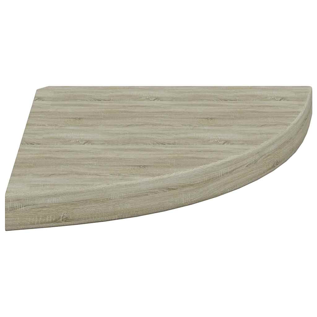 Flytende vegghylle eik 35x35x3,8 cm MDF