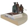 Flytende vegghylle eik 35x35x3,8 cm MDF