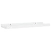 Flytende vegghyller 2 stk hvit 40x9x3 cm MDF