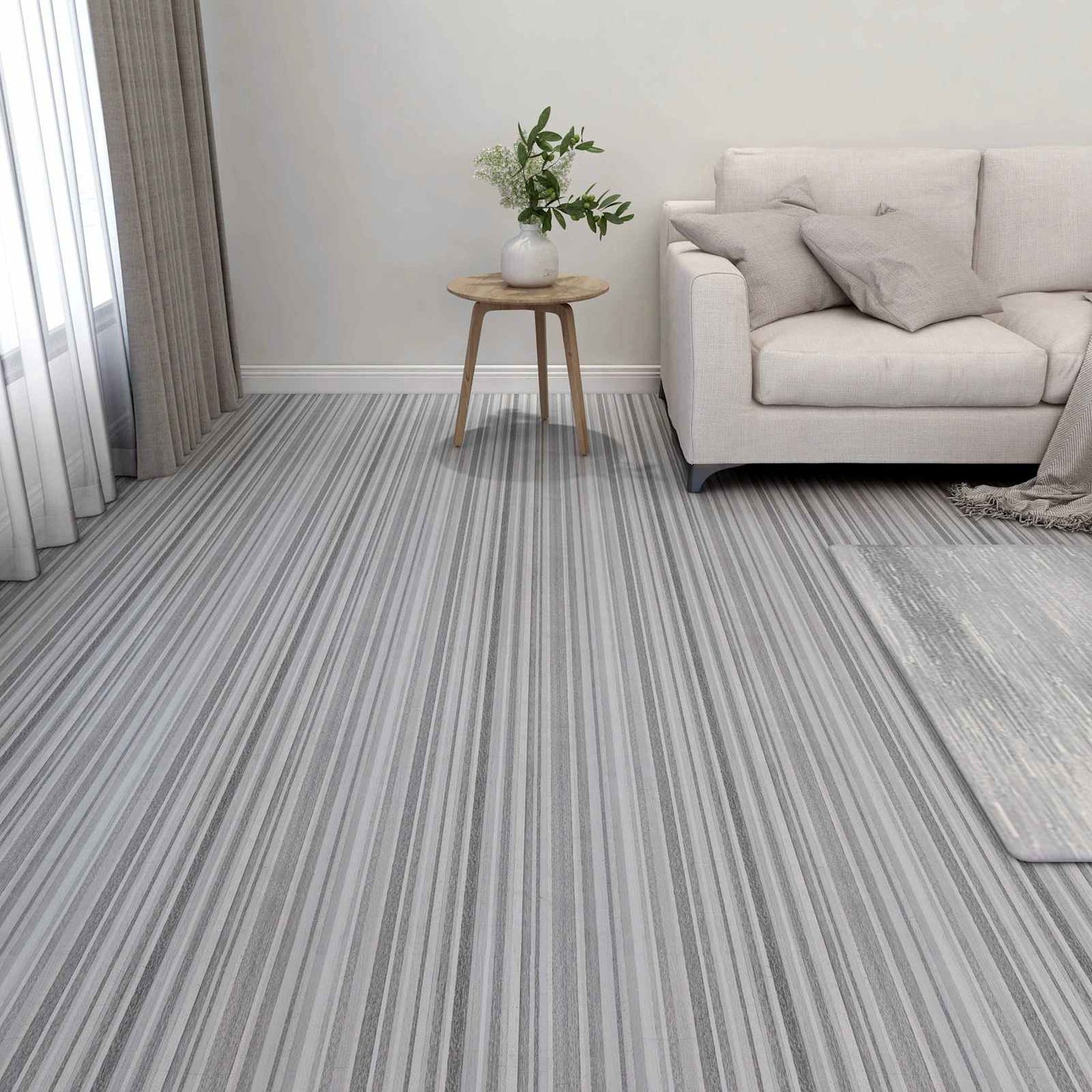 Gulvplanker 5,11 m² 55 pcs PVC Striper