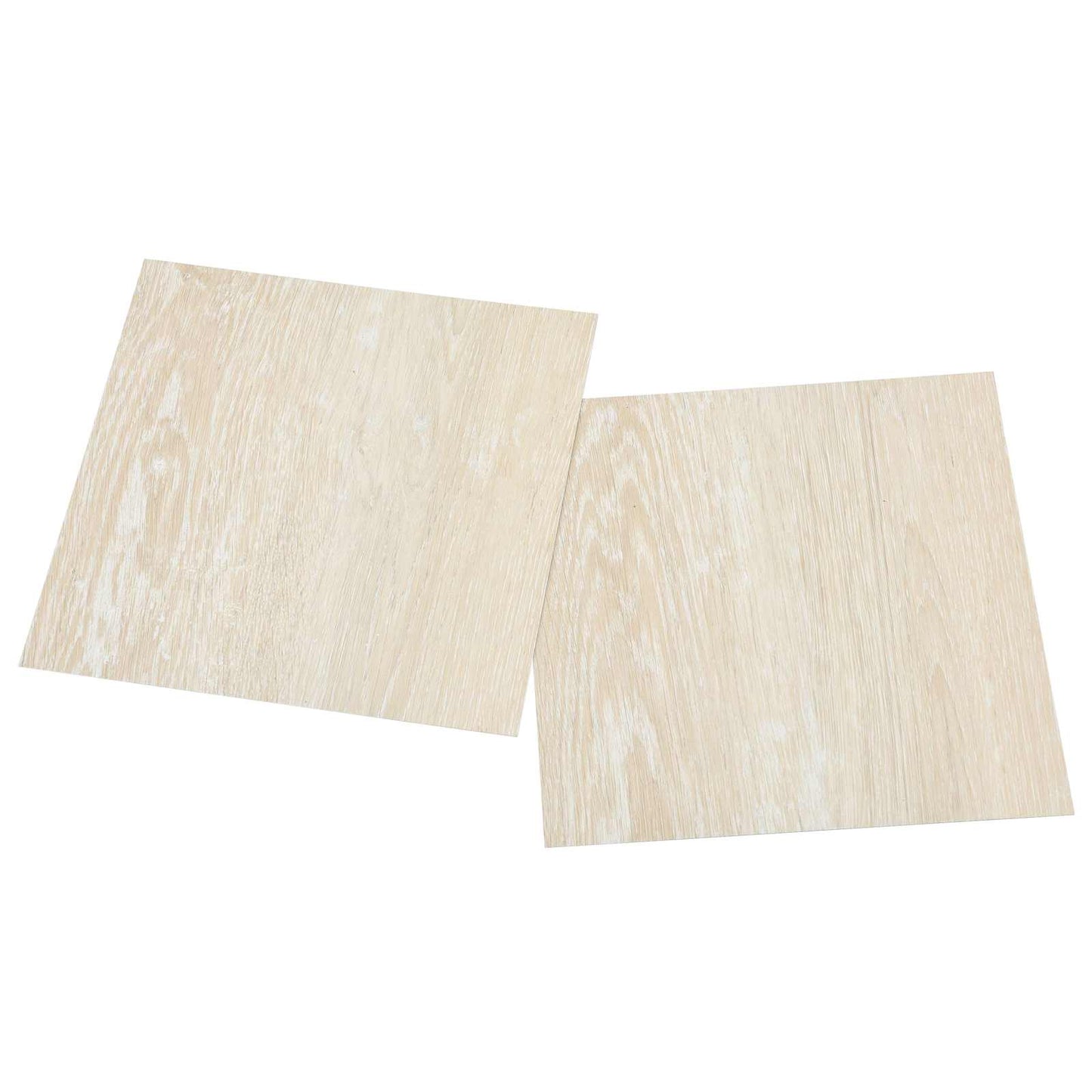 Gulvplanker 5,11 m² 55 pcs PVC Hvit og Beige