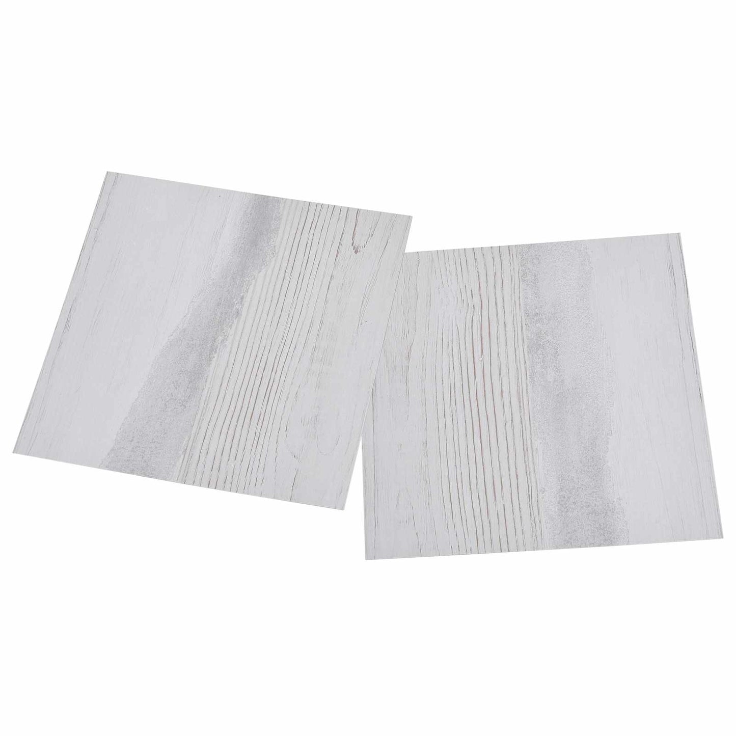 Gulvplanker 5,11 m² 55 pcs PVC Hvit og lysegrå