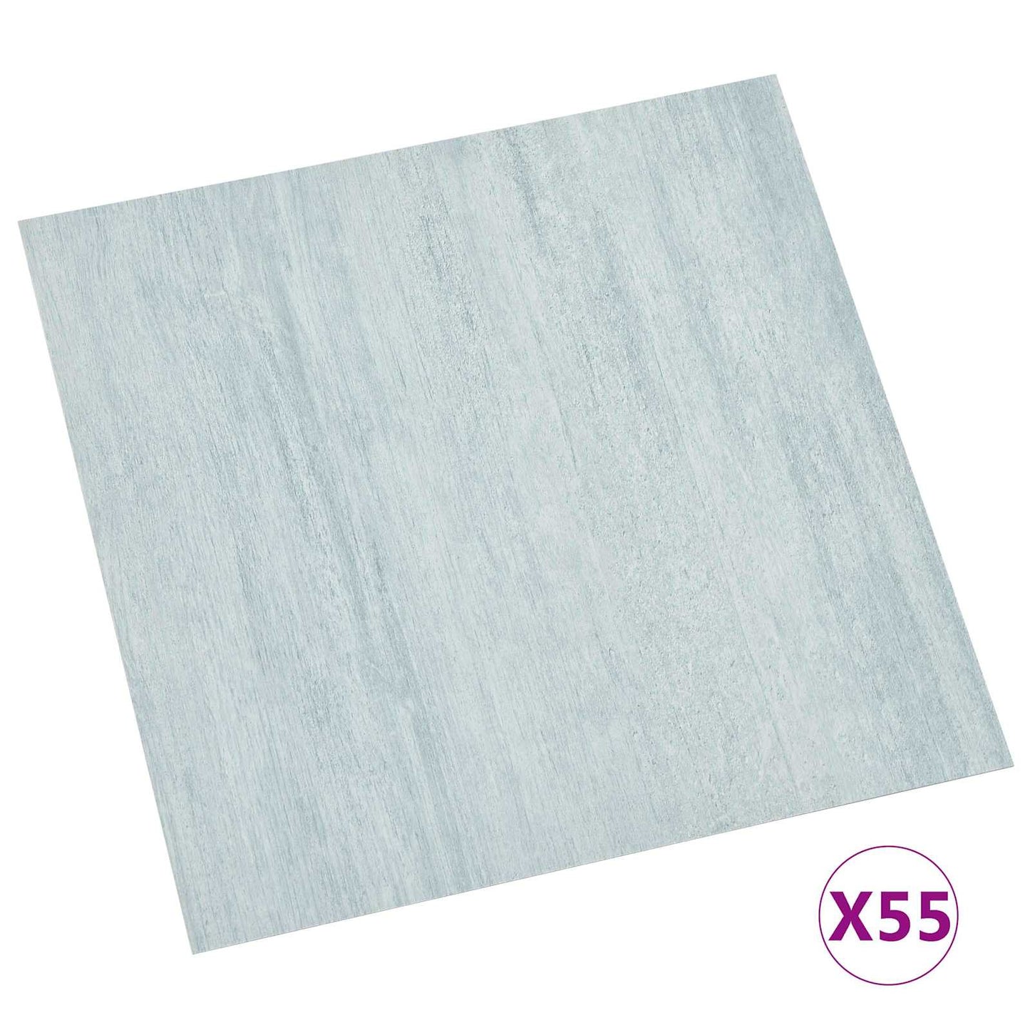Gulvplanker 55 pcs grønn 5,11 m² PVC