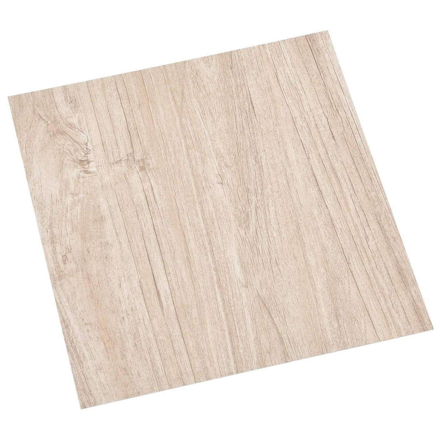 Gulvplanker 5,11 m² 55 pcs PVC Hvit og trefarge
