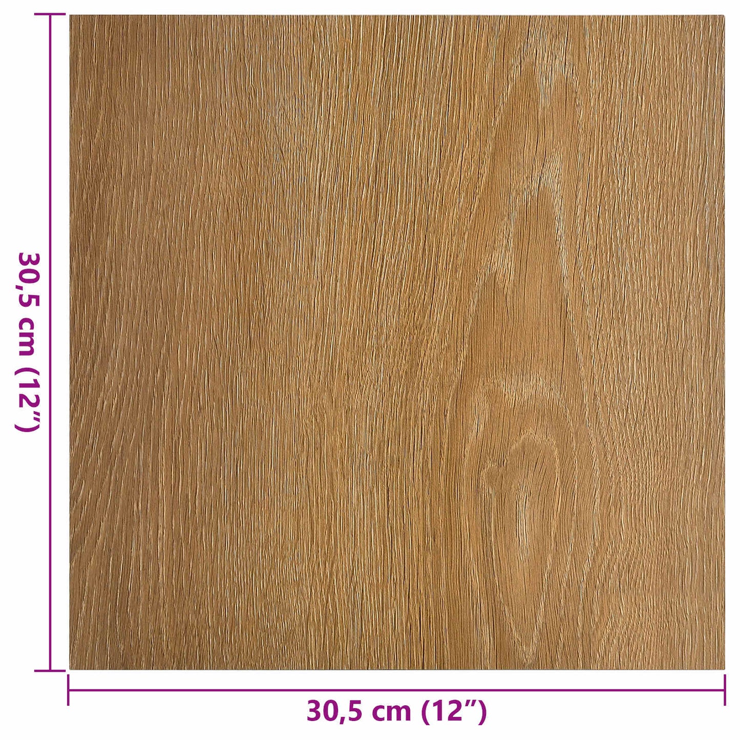 Gulvplanker 55 pcs Brun 5,11 m² PVC