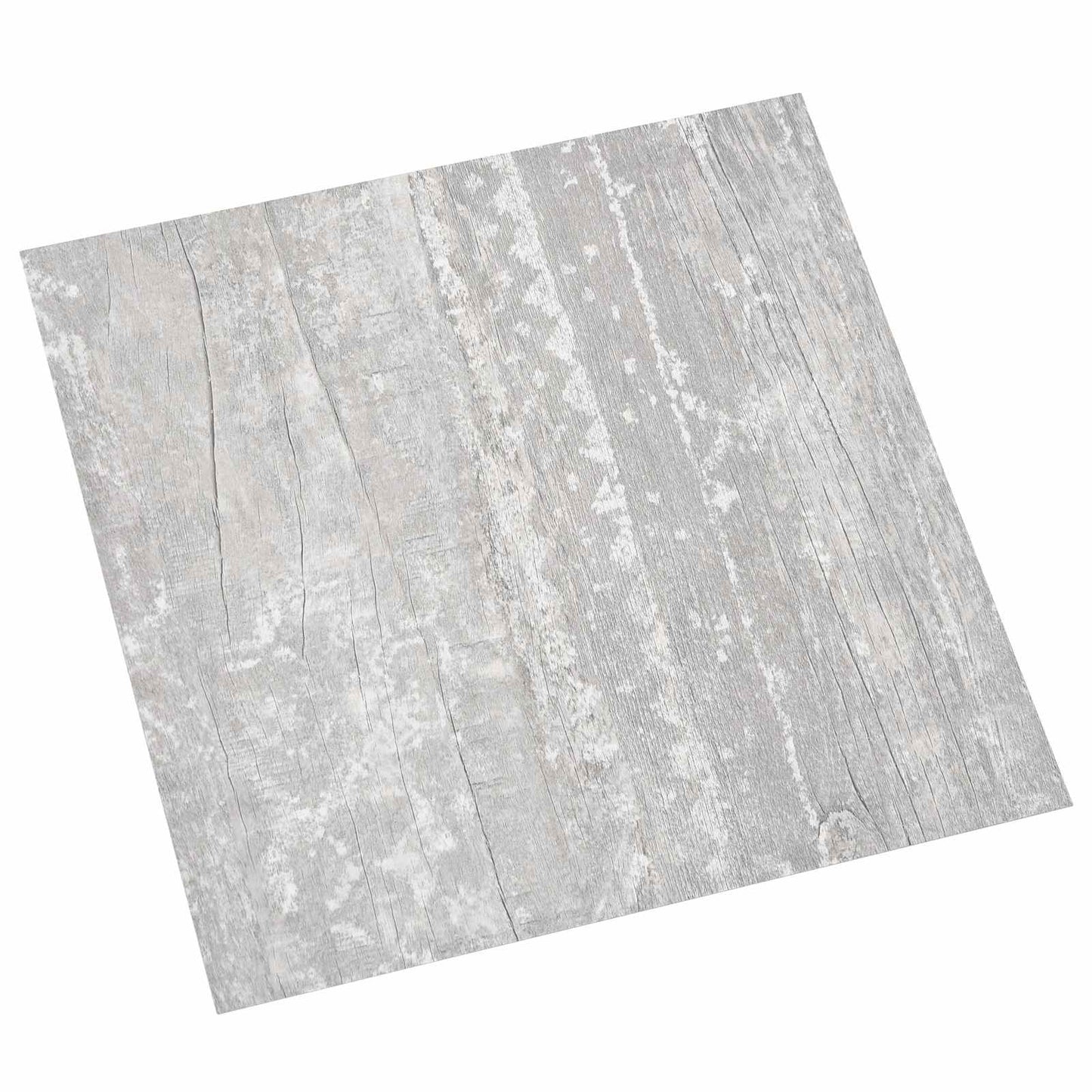 Gulvplanker 5,11 m² 55 pcs PVC Lys Grå og Hvit