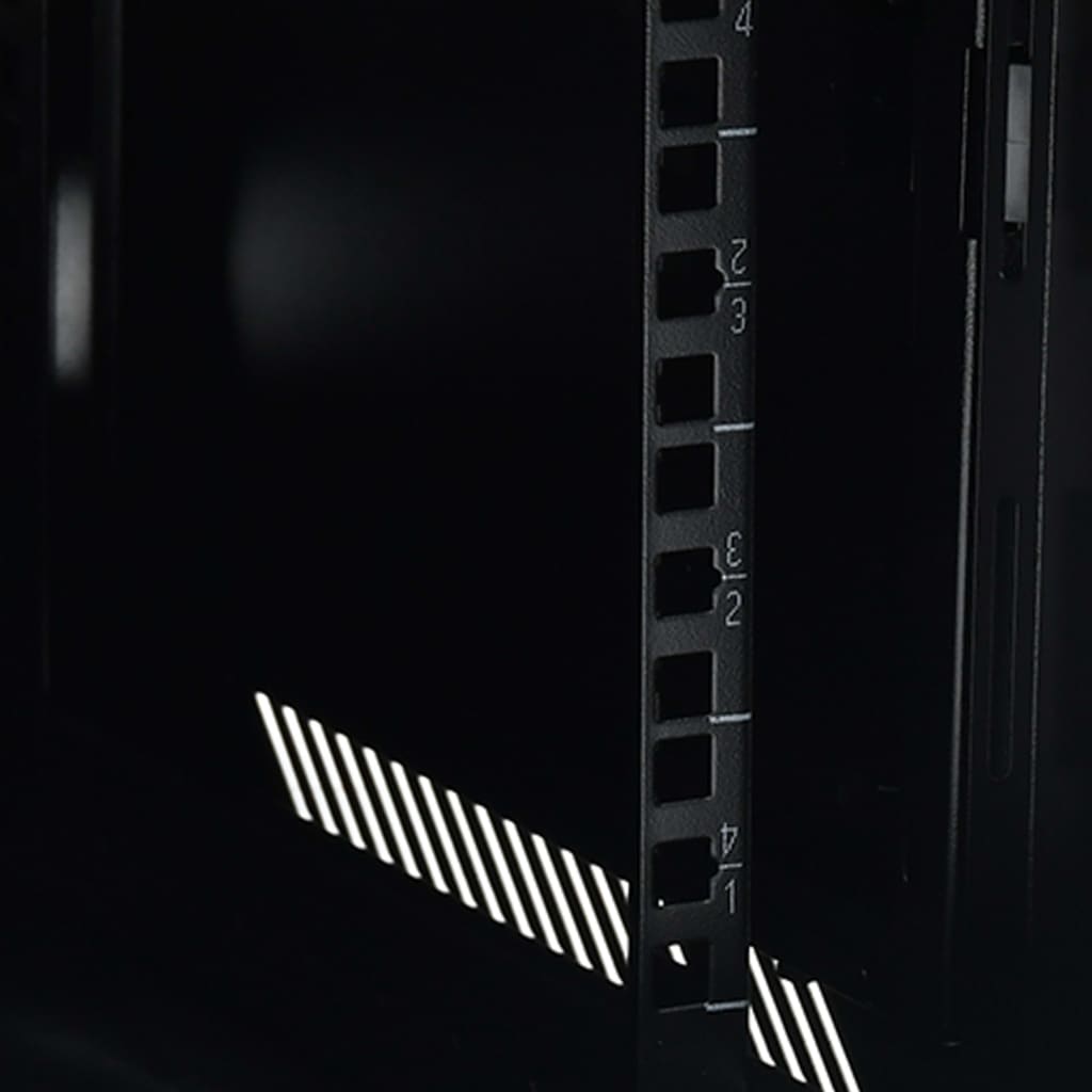 Nettverksskap 12U veggmontert 19" IP20 600x600x640 mm