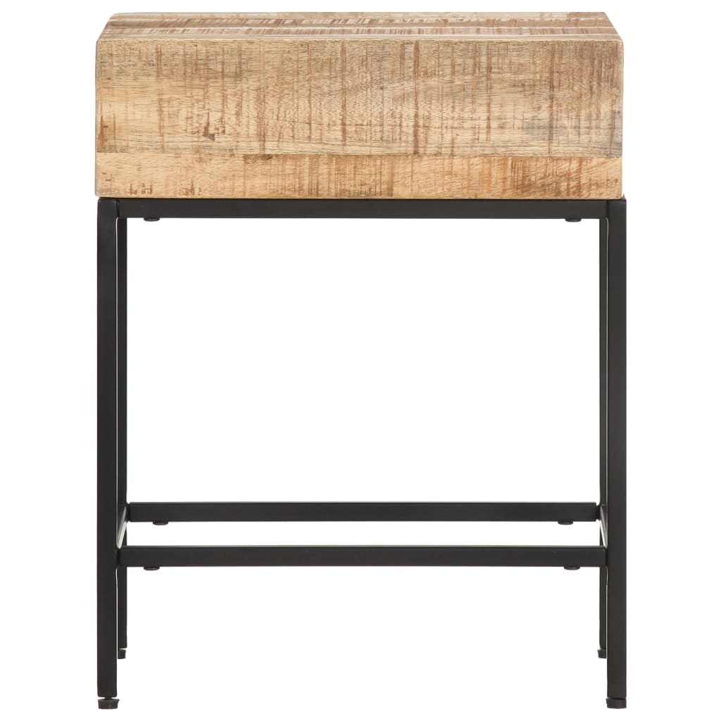 Sidebord 40x30x50 cm grovt heltre mango