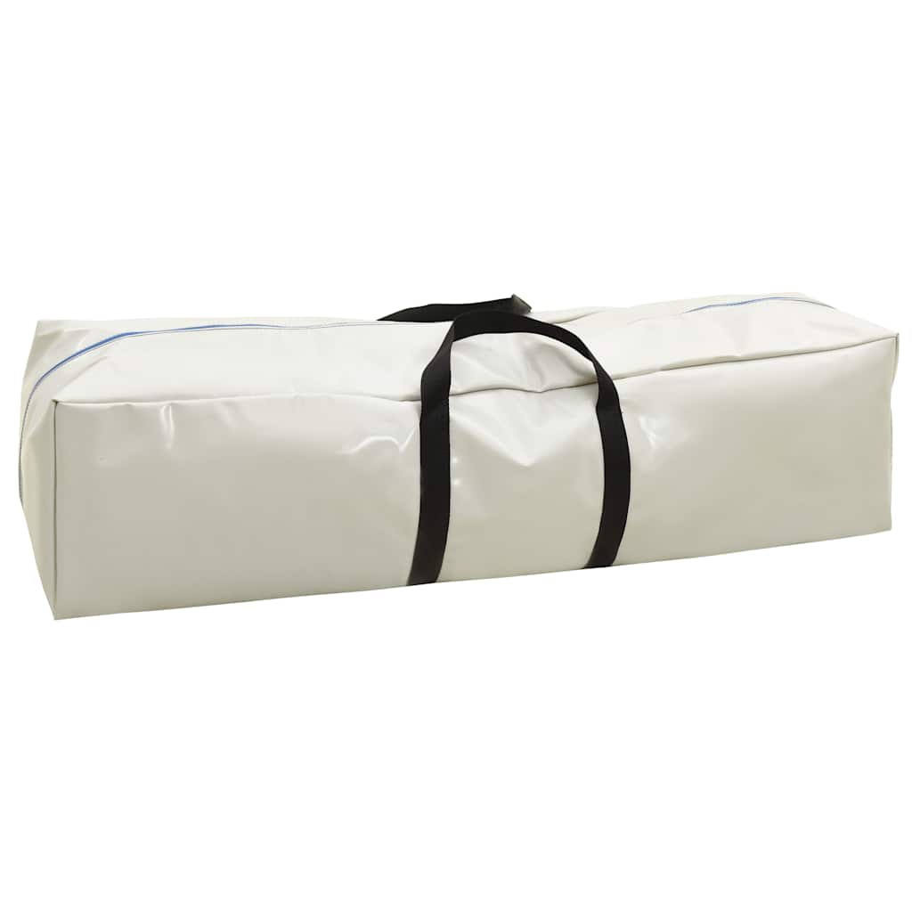 Oppblåsbar gymnastikkmatte med pumpe 60x100x10 cm PVC grønn