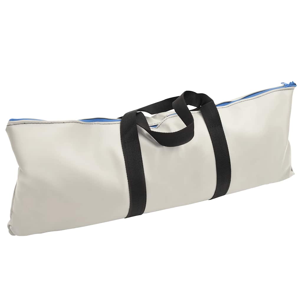Oppblåsbar gymnastikkmatte med pumpe 100x100x15 cm PVC rosa