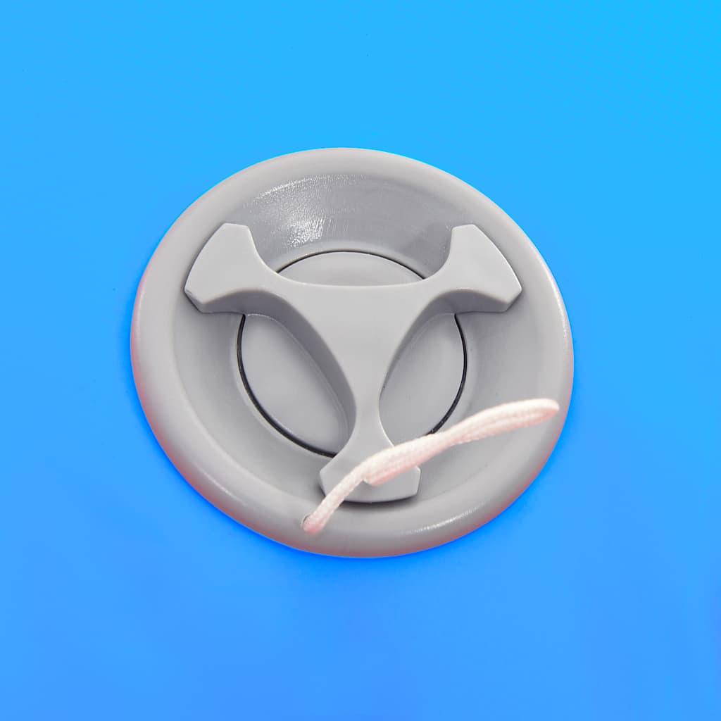 Oppblåsbar gymnastikkrull med pumpe 100x60 cm PVC blå