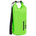 Tørrsekk med glidelås grønn 20 L PVC