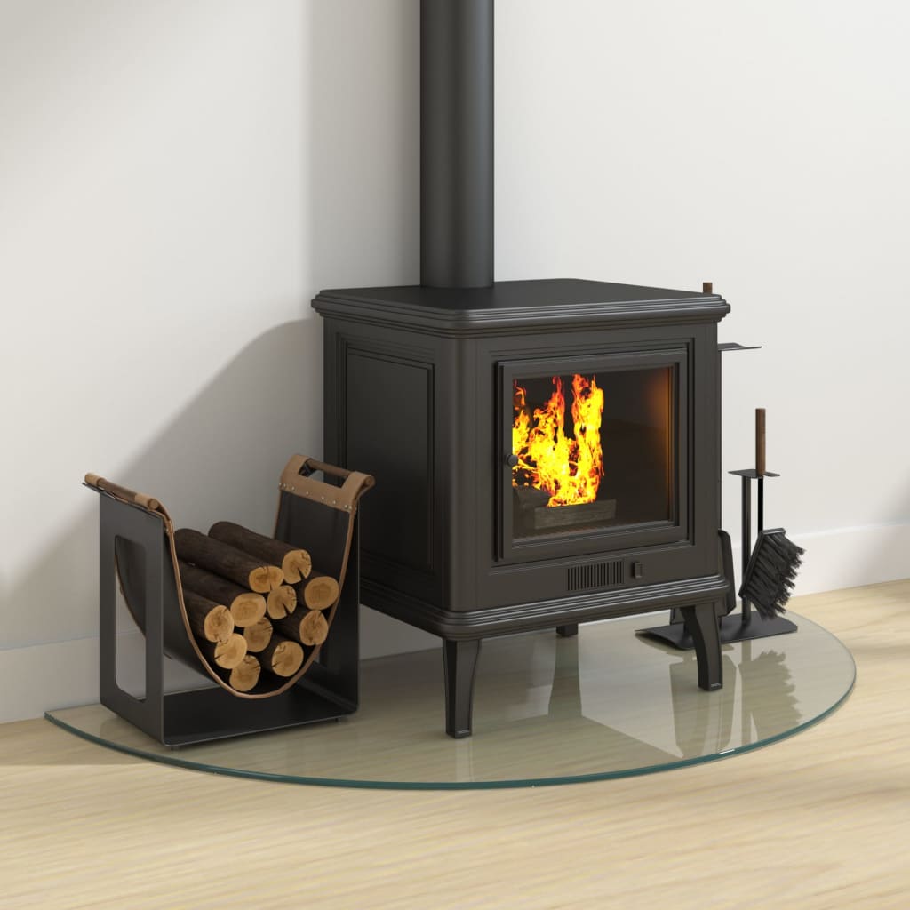 Peis glassplate halvrund 1000x500 mm