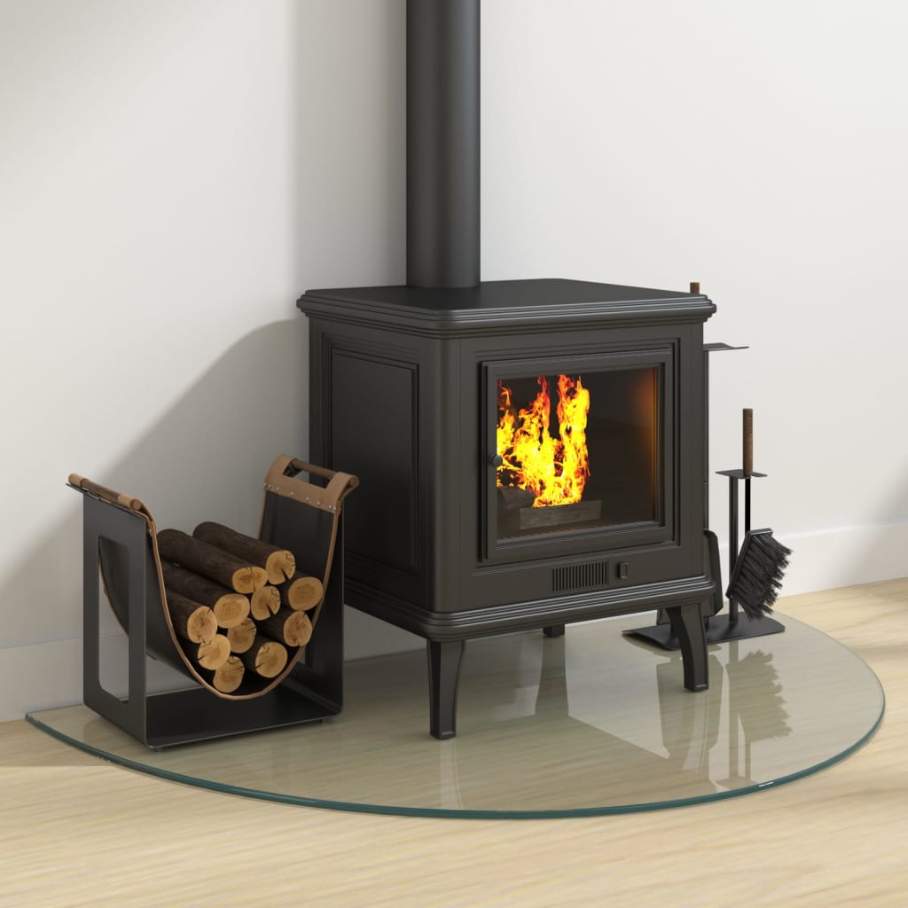 Peis glassplate halvrund 1000x500 mm