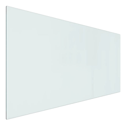 Glassplate for peis rektangulær 100x50 cm