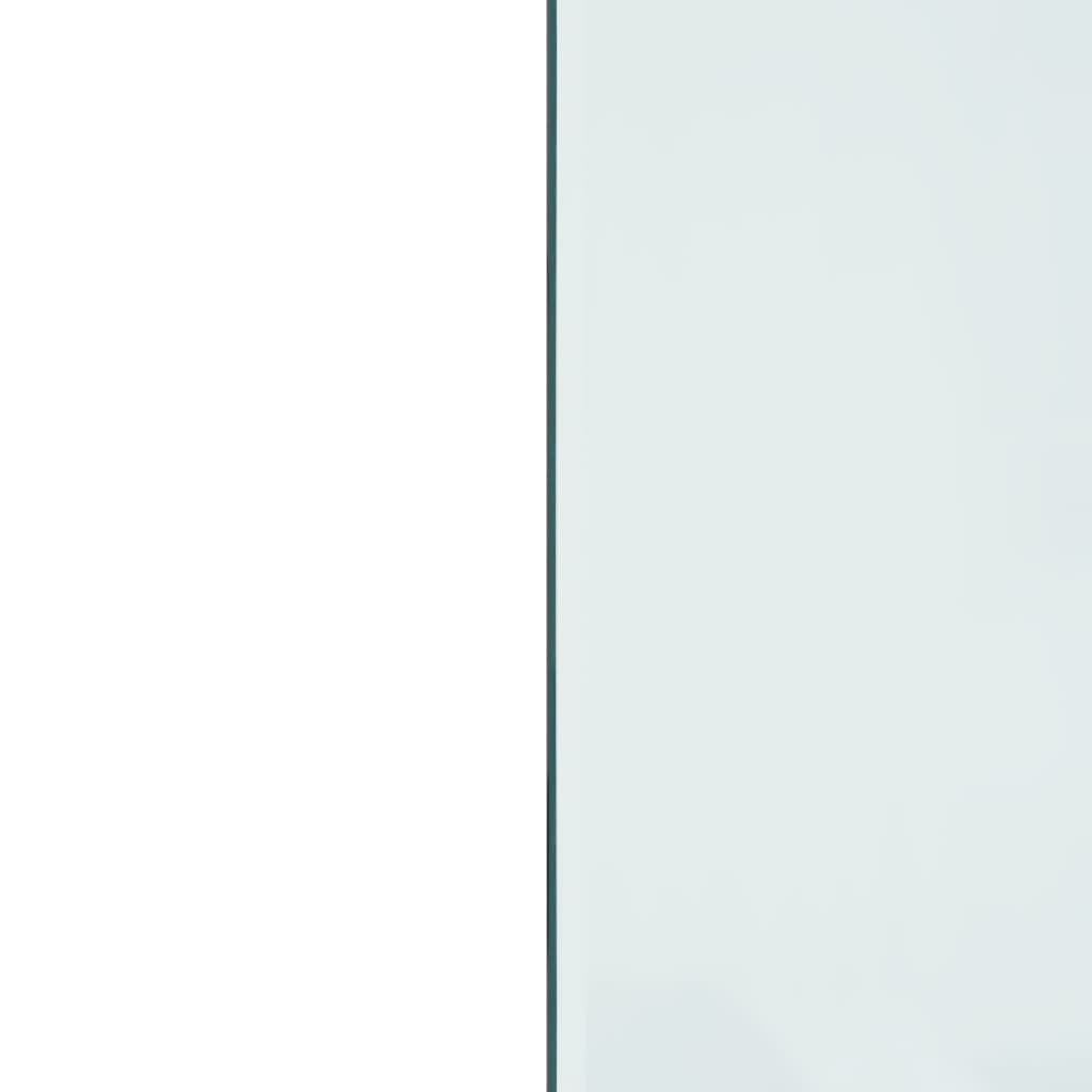 Glassplate for peis rektangulær 100x50 cm