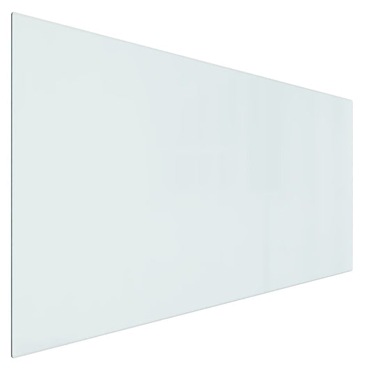Glassplate for peis rektangulær 120x60 cm