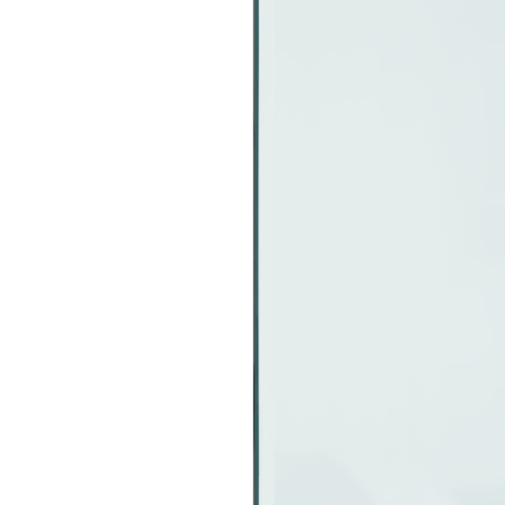 Glassplate for peis rektangulær 120x60 cm