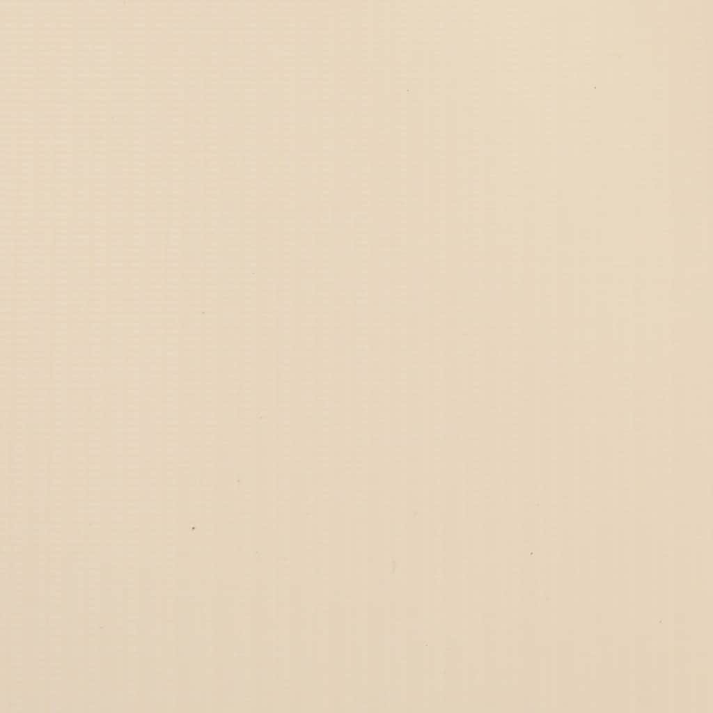 Hageskjerm PVC 35x0,19 m kremhvit