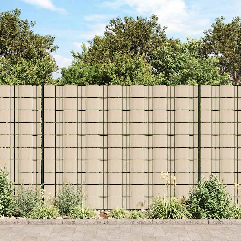 Hageskjerm PVC 70x0,19 m kremhvit