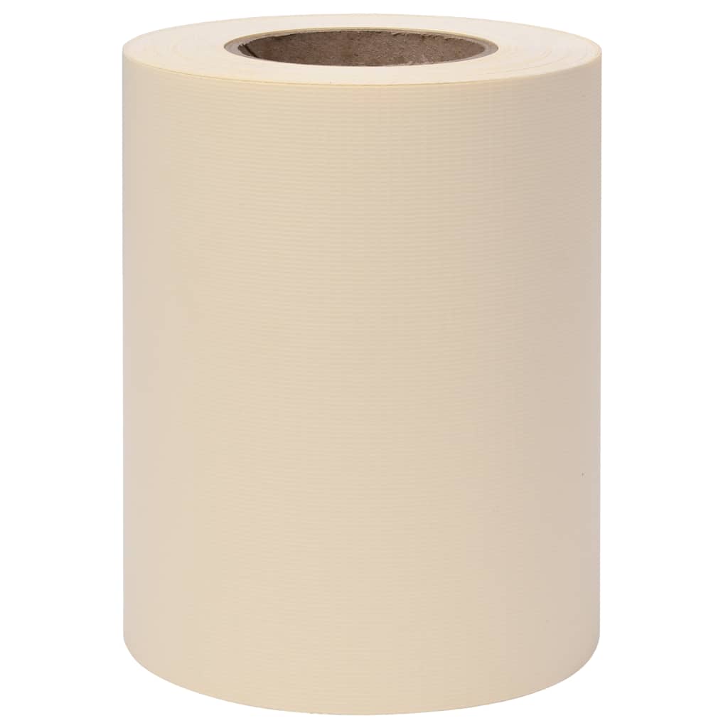 Hageskjerm 4 stk PVC 35x0,19 m kremhvit