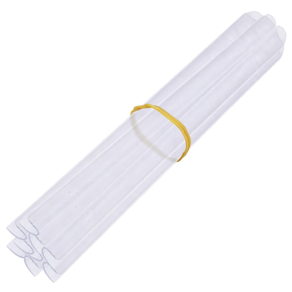 Hageskjerm PVC 35x0,19 m hvit