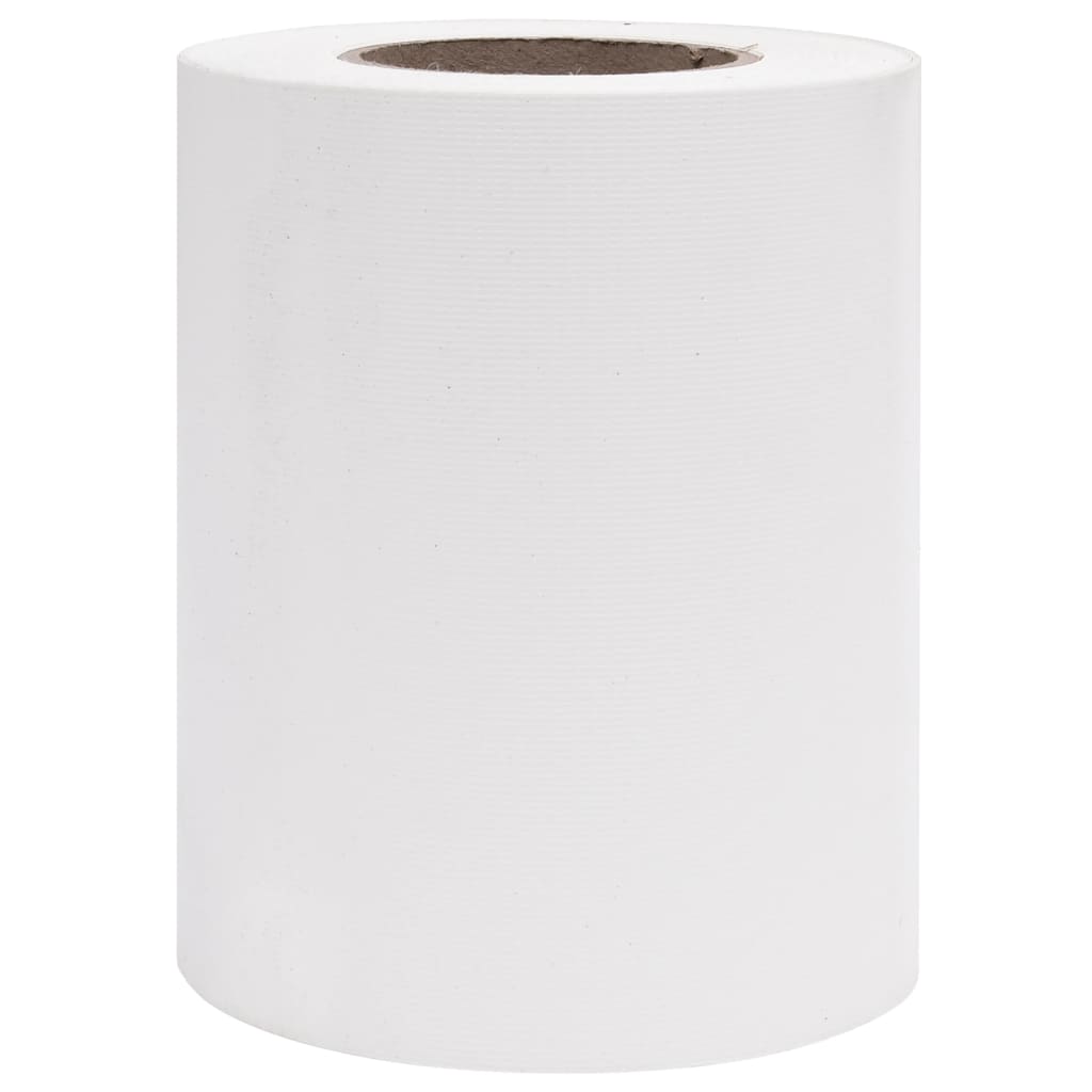 Hageskjerm PVC 70x0,19 m hvit