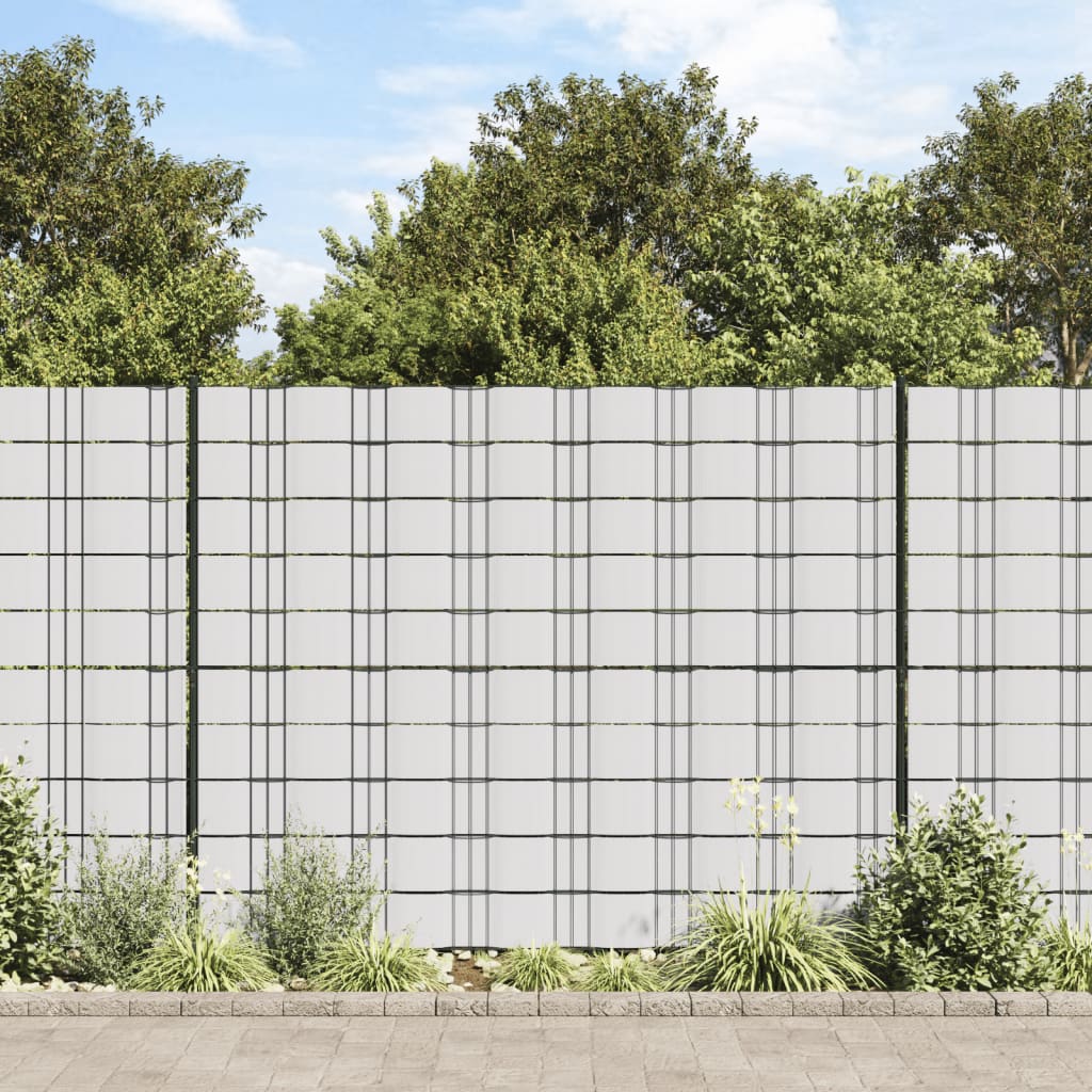 Hageskjerm PVC 70x0,19 m hvit