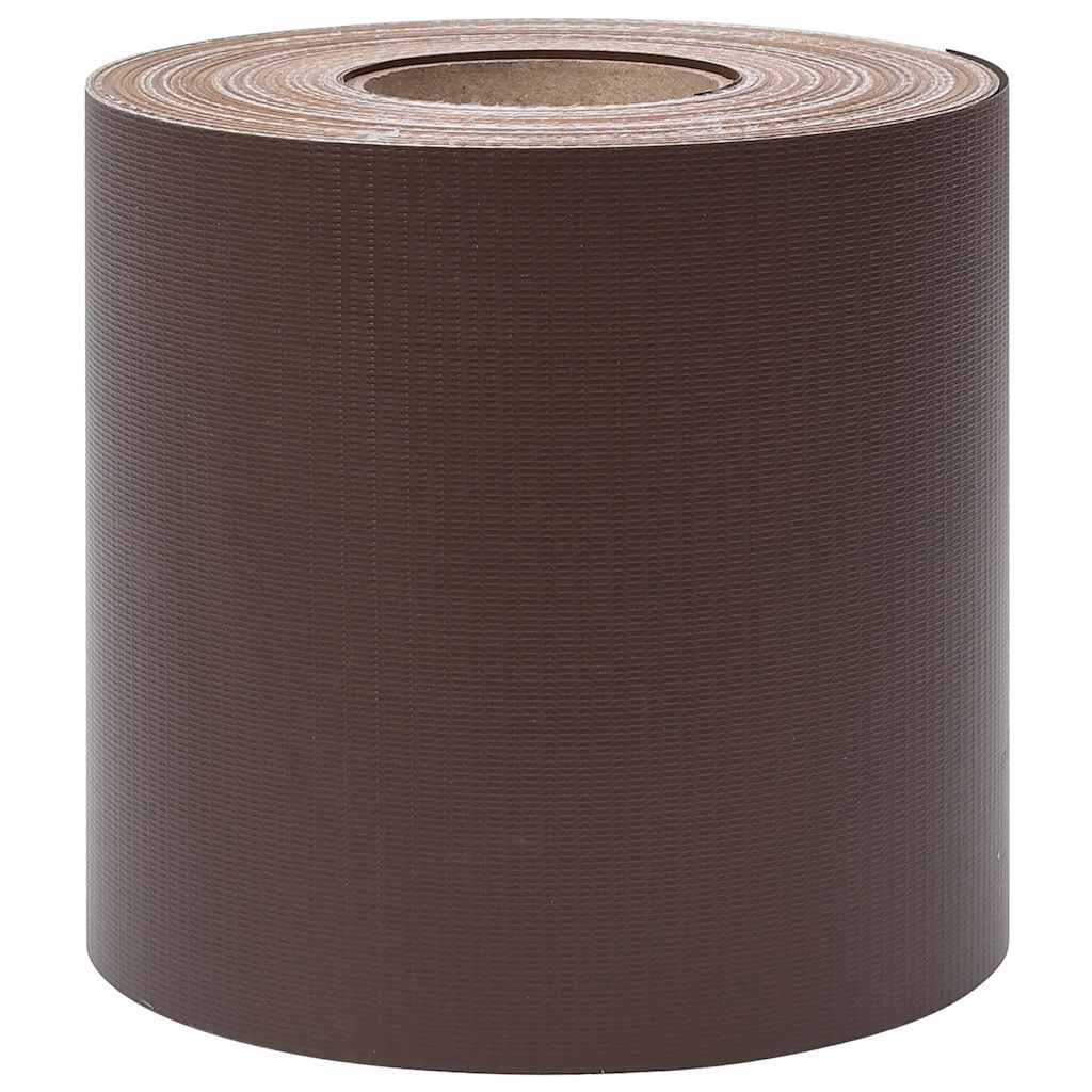Hageskjerm 4 stk PVC 35x0,19 m brun