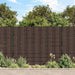 Hageskjerm 4 stk PVC 35x0,19 m brun