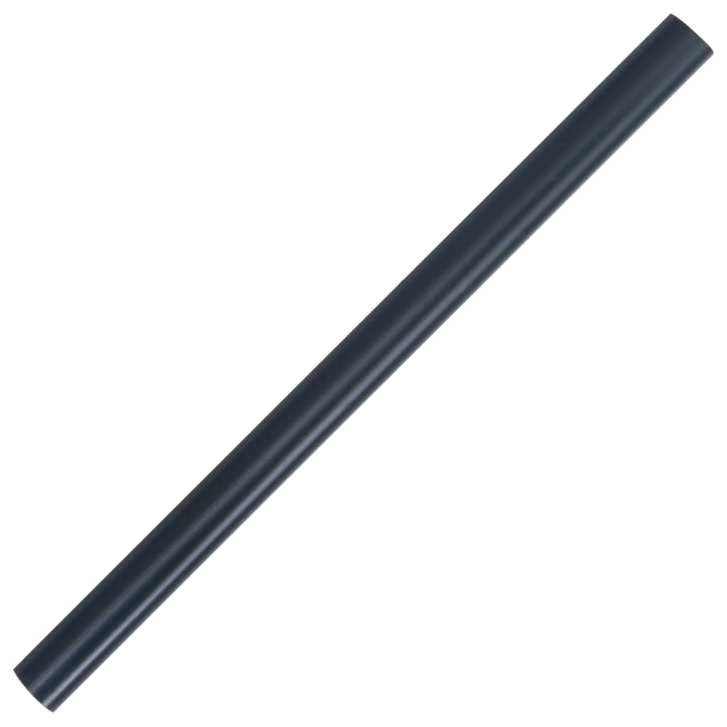 Hageskjerm 4 stk PVC 35x0,19 m matt mørkegrå