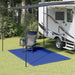Teltteppe 250x200 cm blå HDPE vidaXL
