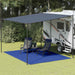 Teltteppe 300x400 cm blå HDPE