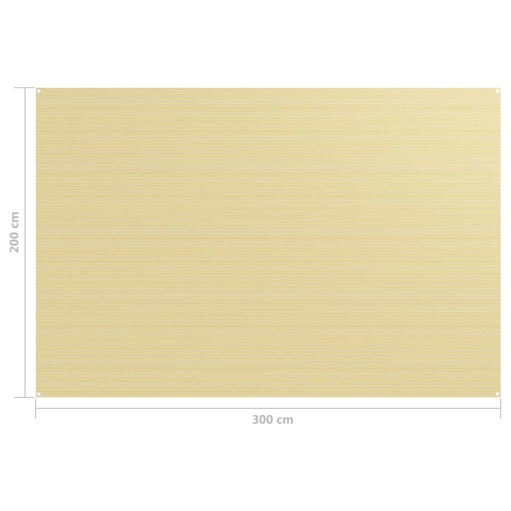 Teltteppe 200x300 cm beige