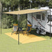 Teltteppe 200x400 cm beige vidaXL