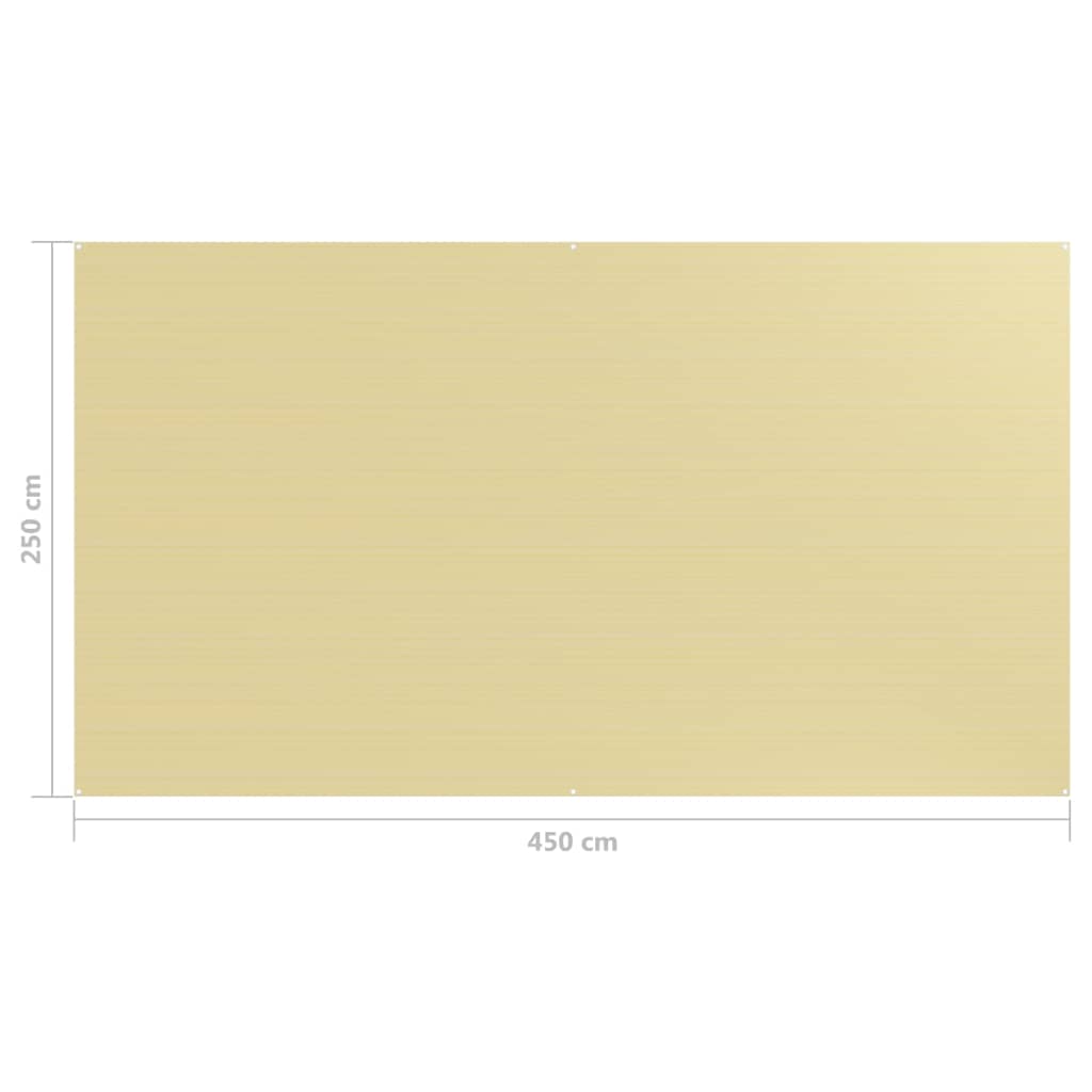 Teltteppe 250x450 cm beige