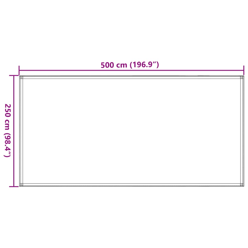 Teltteppe 250x500 cm beige